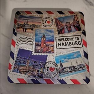 Welcome to Hamburg Decorative Tray
